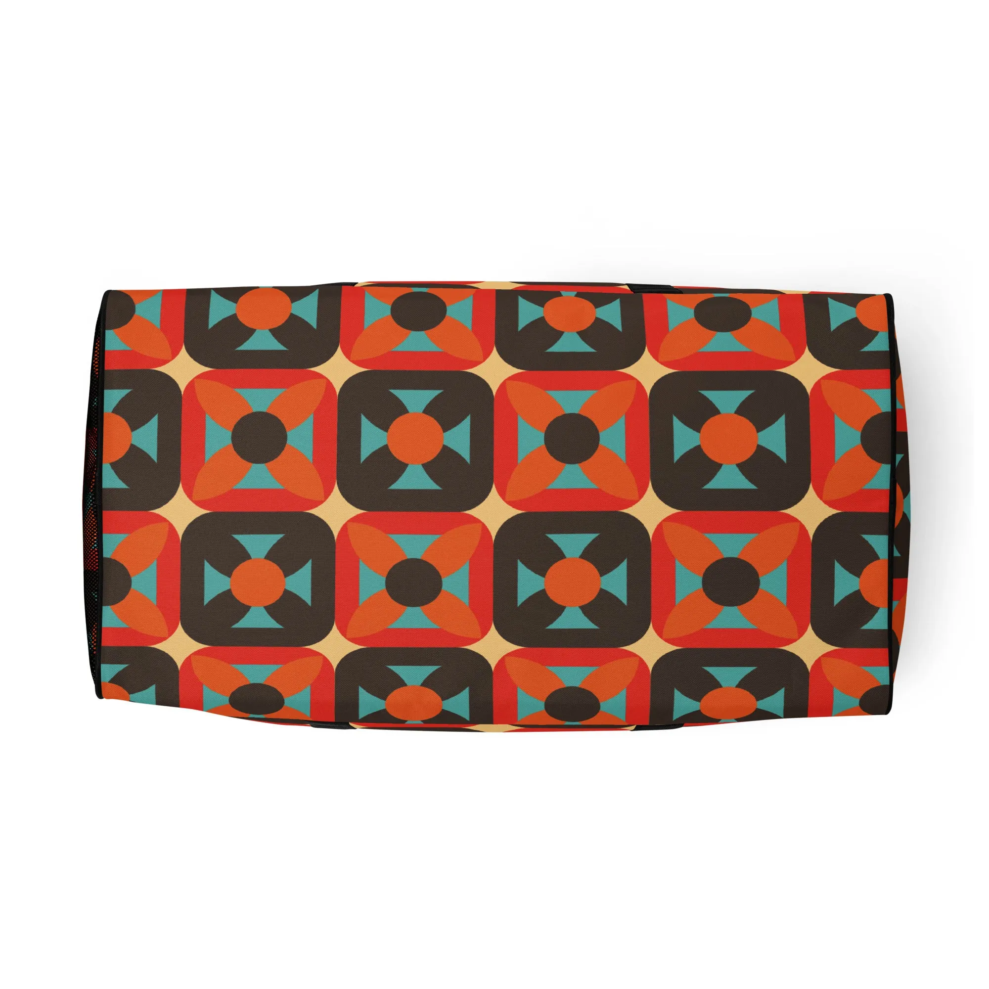 Retro Block - Sustainably Made Duffle Bag