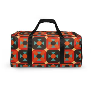 Retro Block - Sustainably Made Duffle Bag