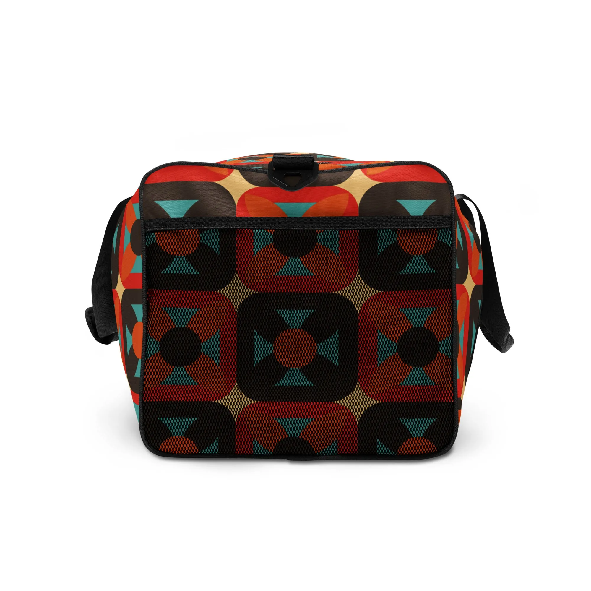 Retro Block - Sustainably Made Duffle Bag
