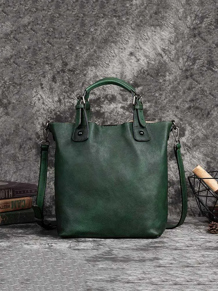 Retro Handmade Soft Durable Leather Bag