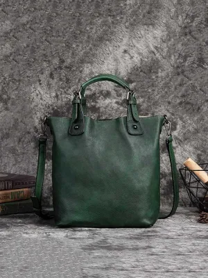 Retro Handmade Soft Durable Leather Bag