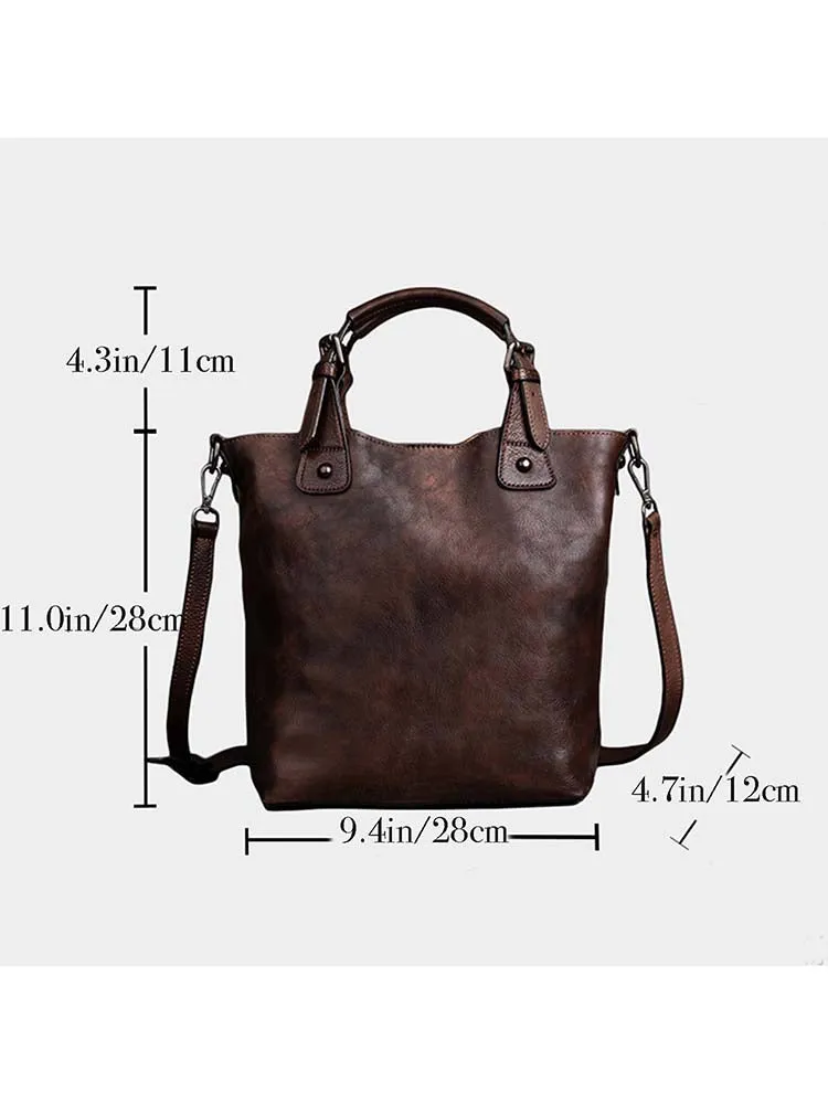 Retro Handmade Soft Durable Leather Bag