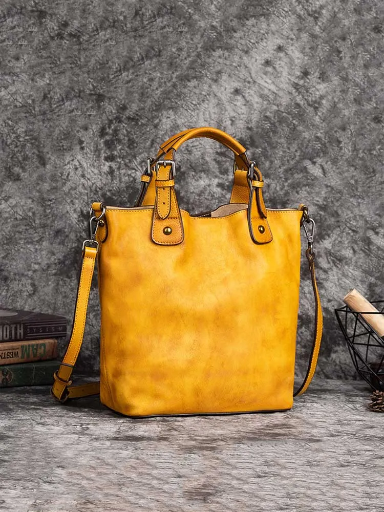Retro Handmade Soft Durable Leather Bag
