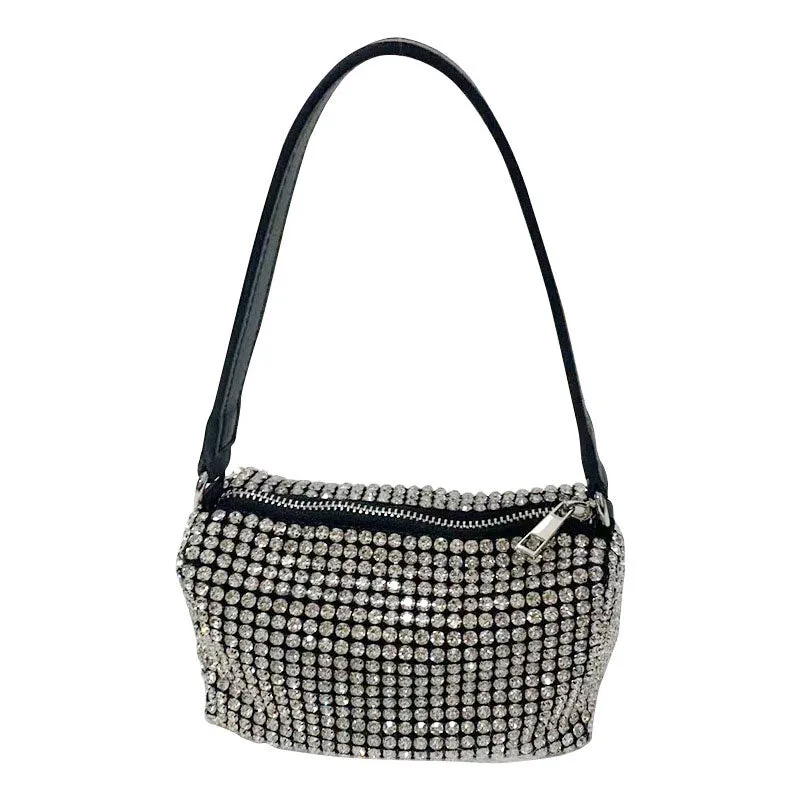 Rhinestone Evening Clutch Bag