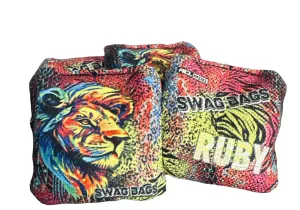 Ruby Mini Cornhole Bags (Lion Pride)