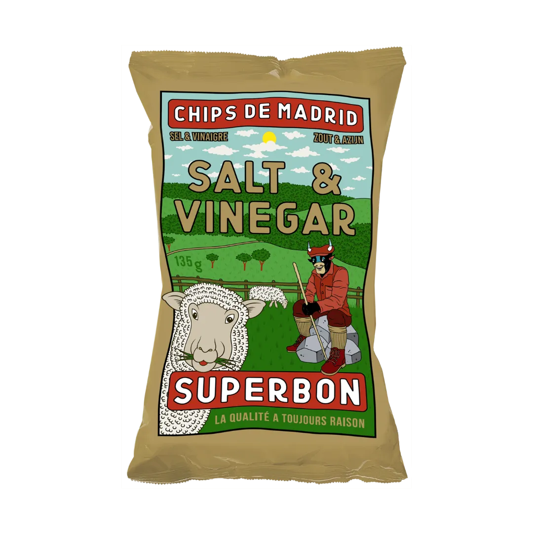 Salt & Vinegar Crisps 14 x 135g