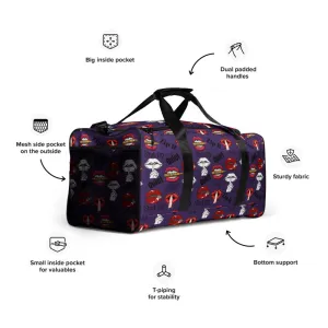 Shhhut Up Duffel bag - Purple