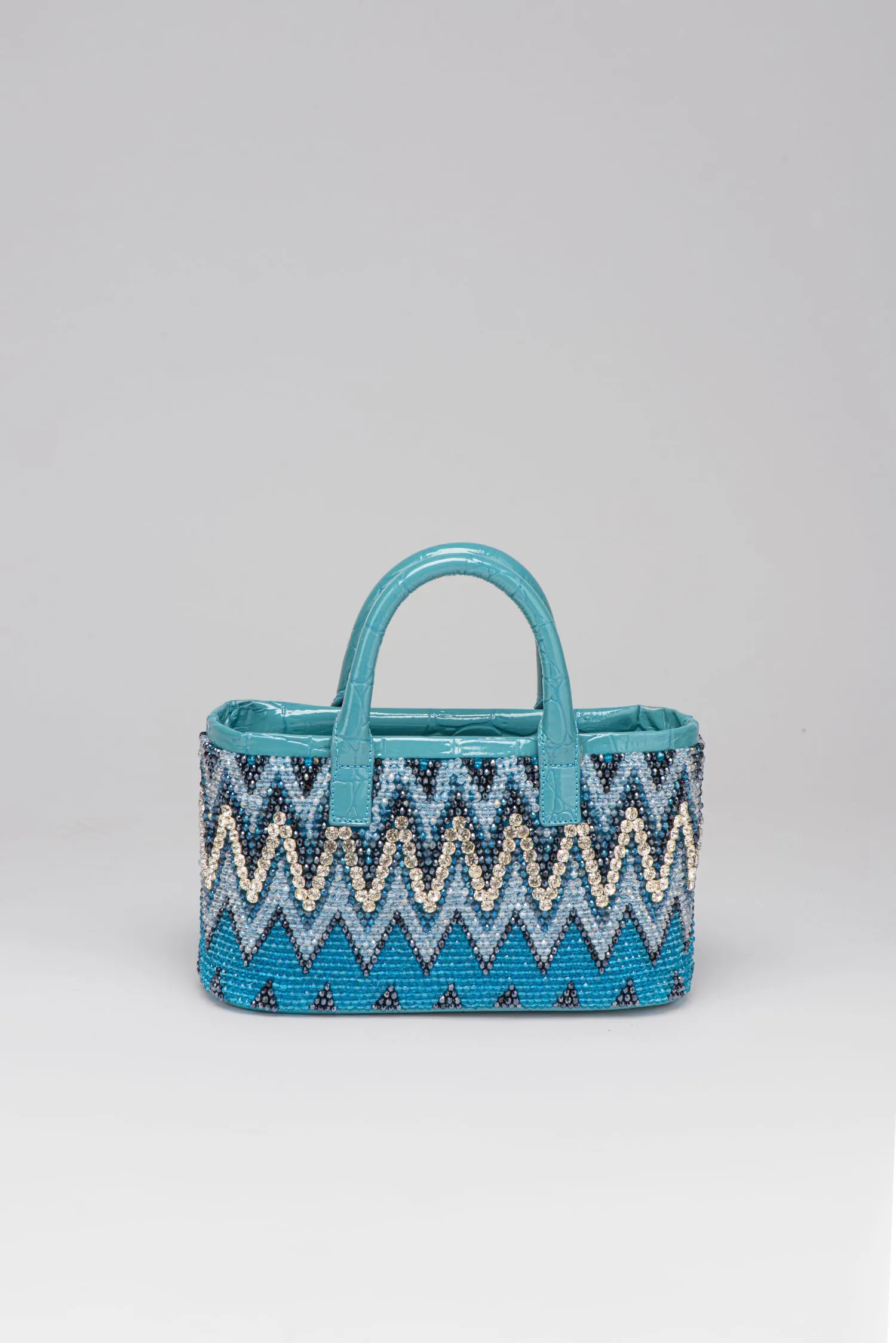 Small Ziggy Patent Flap Tote