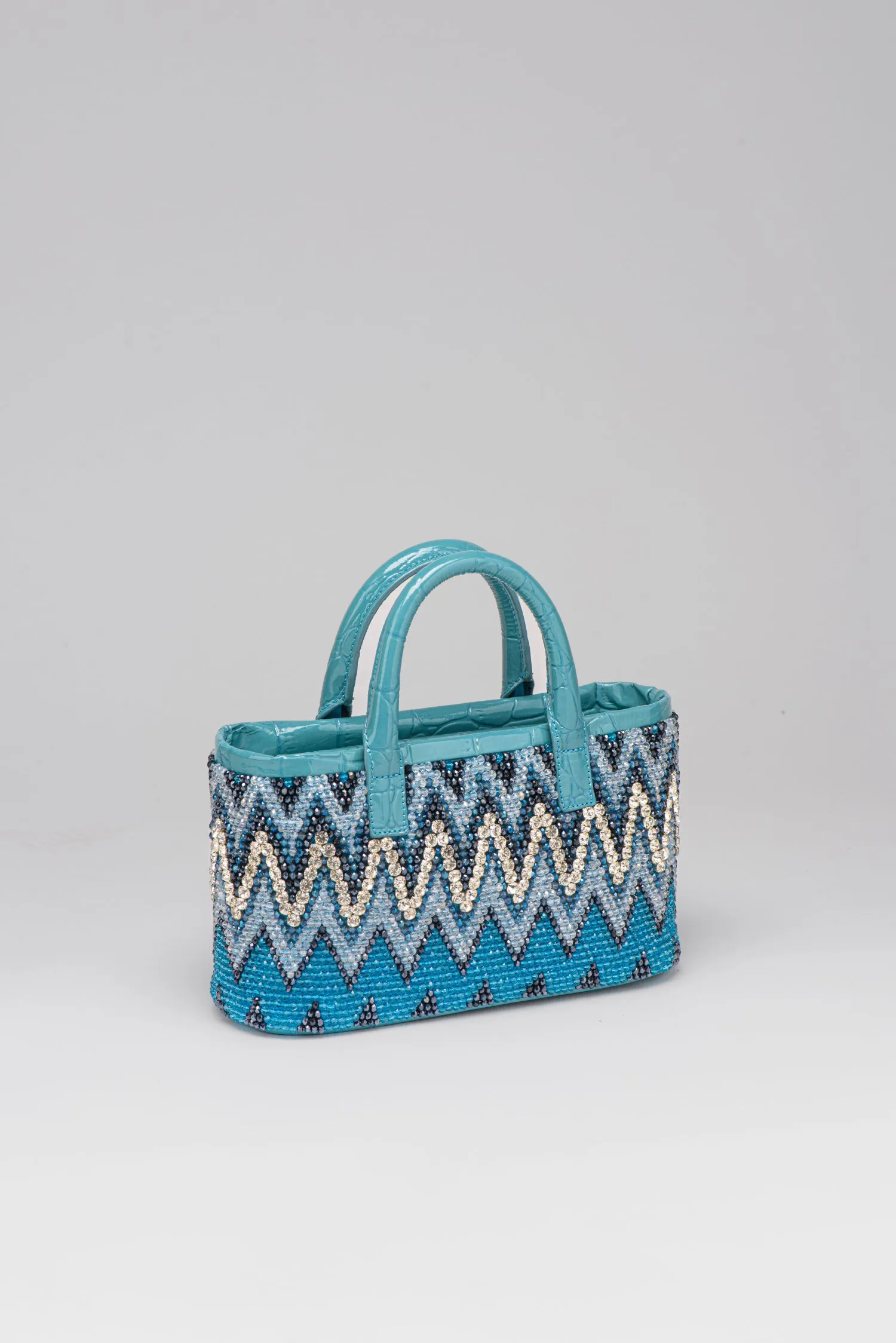 Small Ziggy Patent Flap Tote