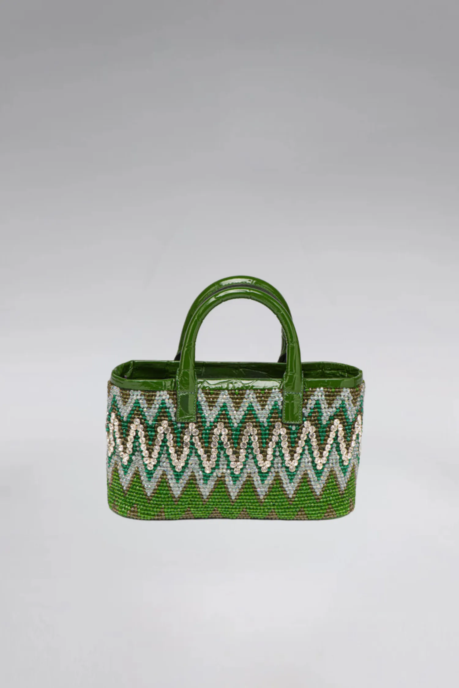 Small Ziggy Patent Flap Tote