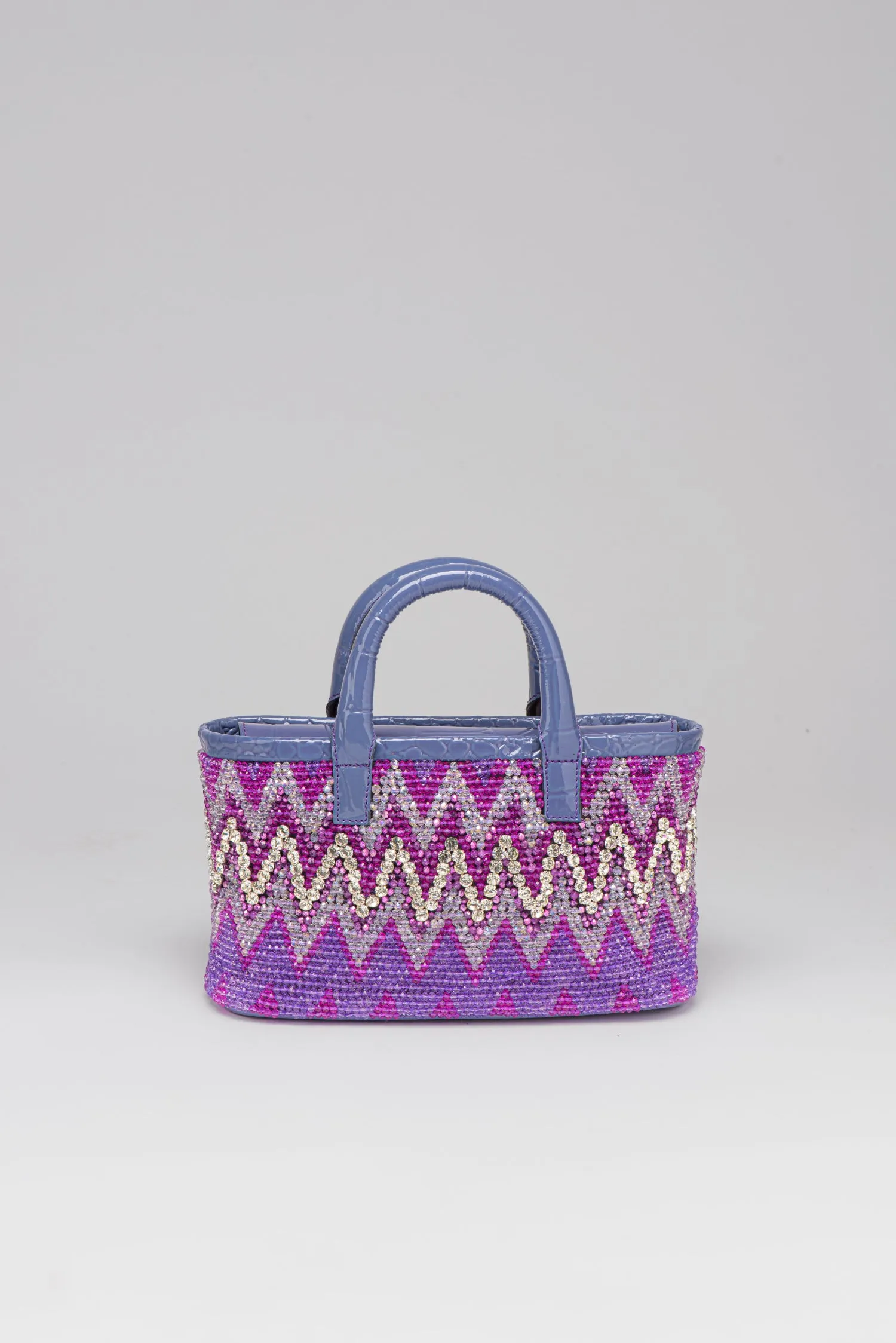 Small Ziggy Patent Flap Tote