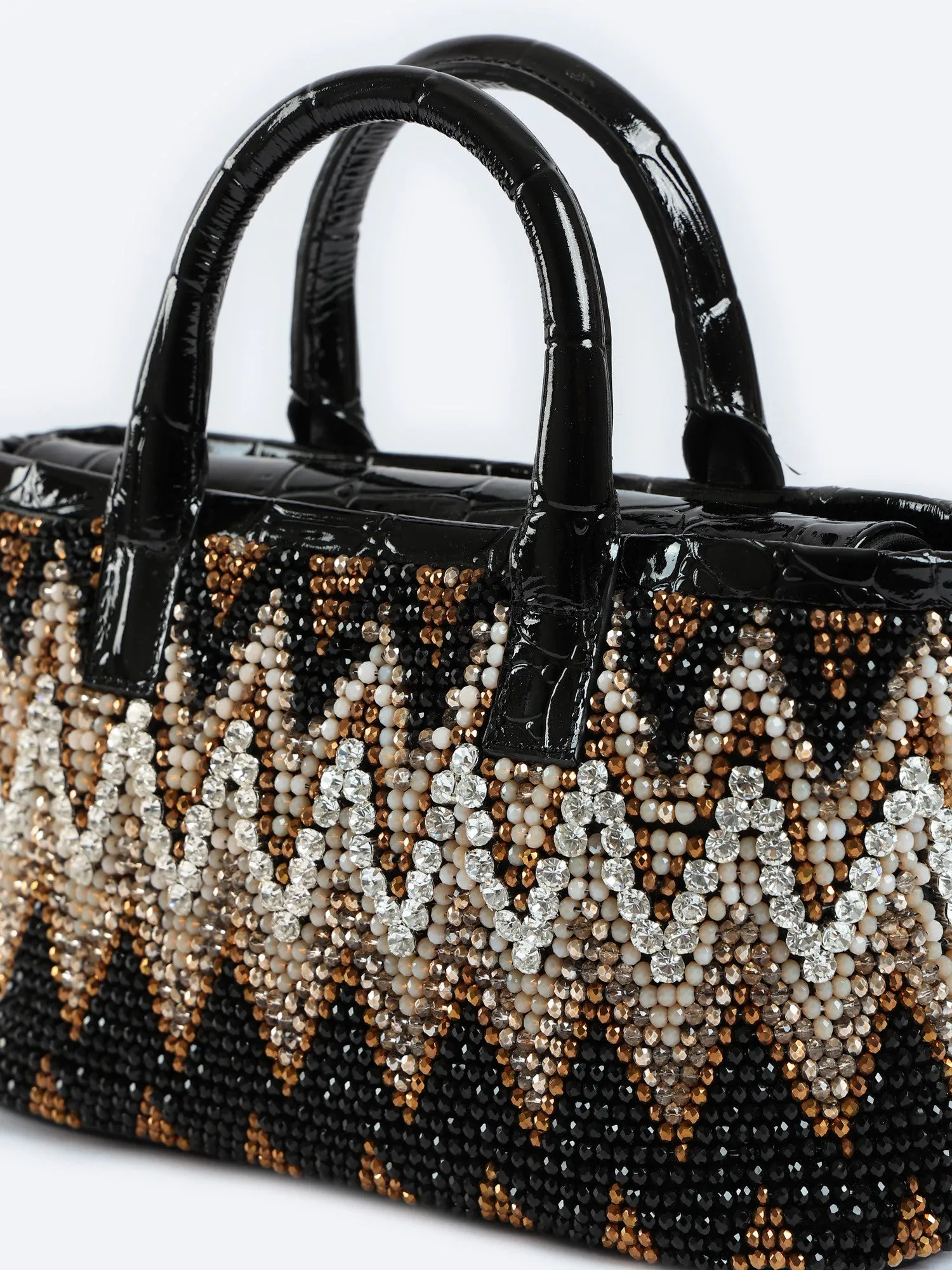 Small Ziggy Patent Flap Tote
