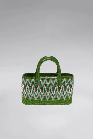 Small Ziggy Patent Flap Tote
