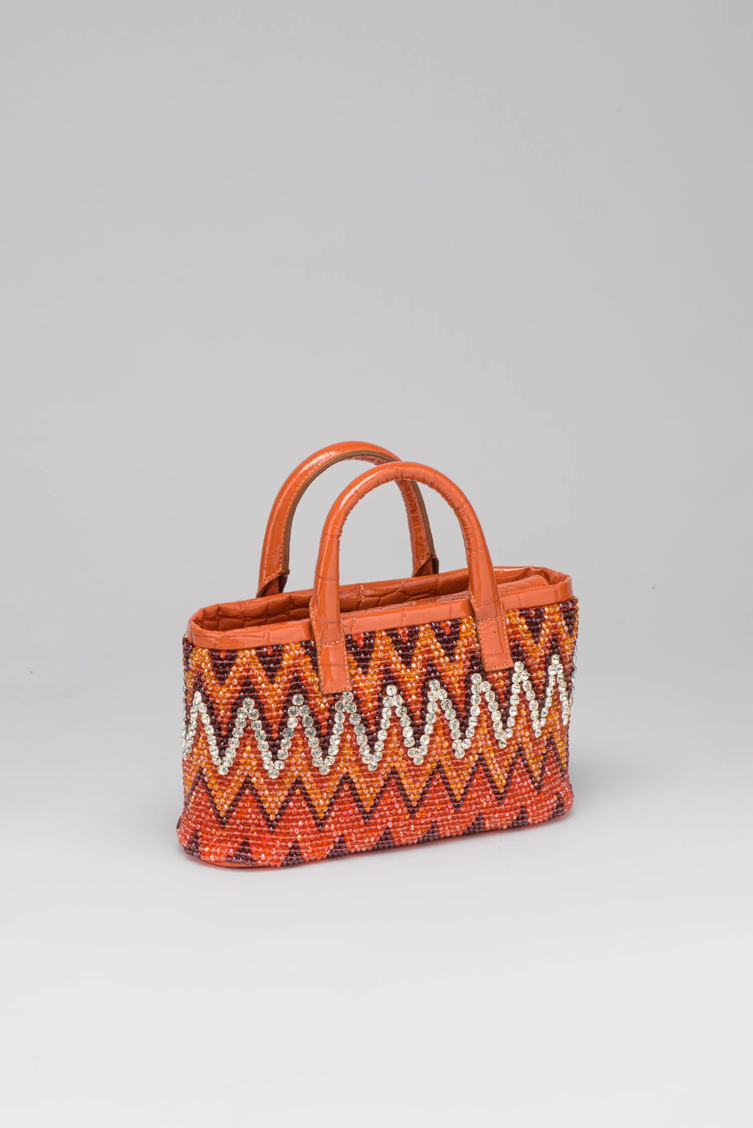 Small Ziggy Patent Flap Tote