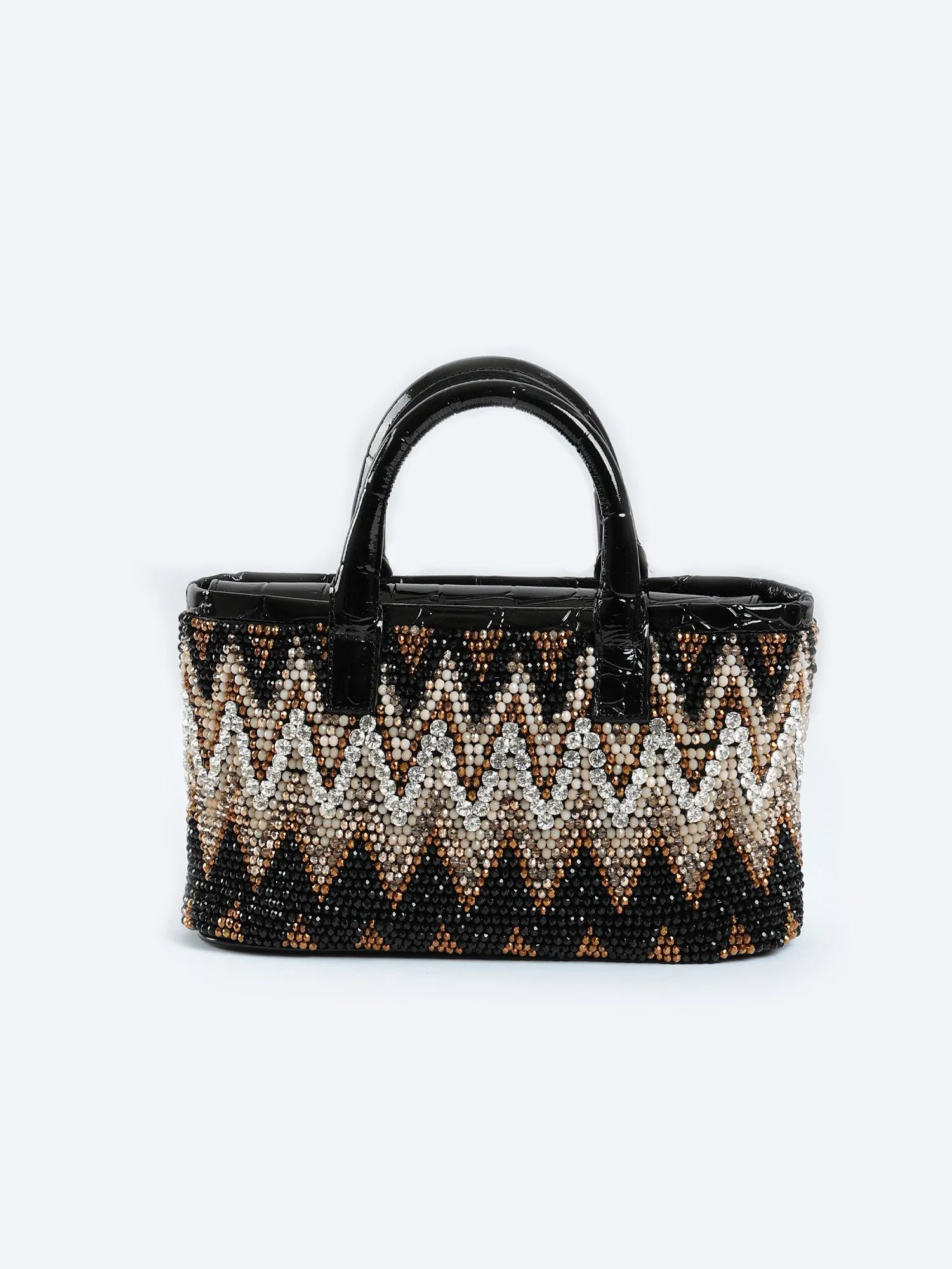 Small Ziggy Patent Flap Tote