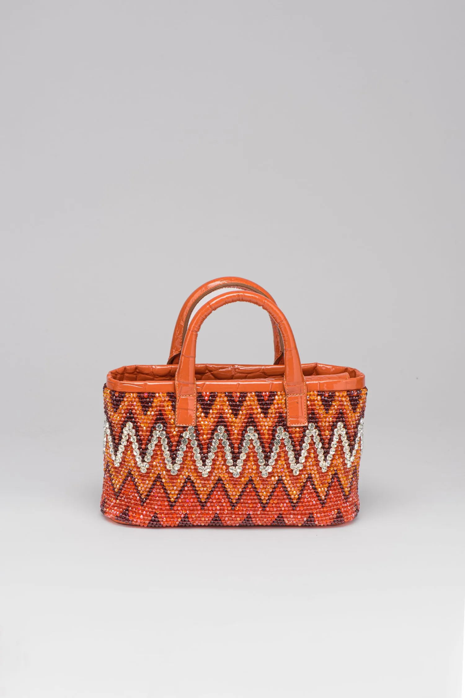 Small Ziggy Patent Flap Tote