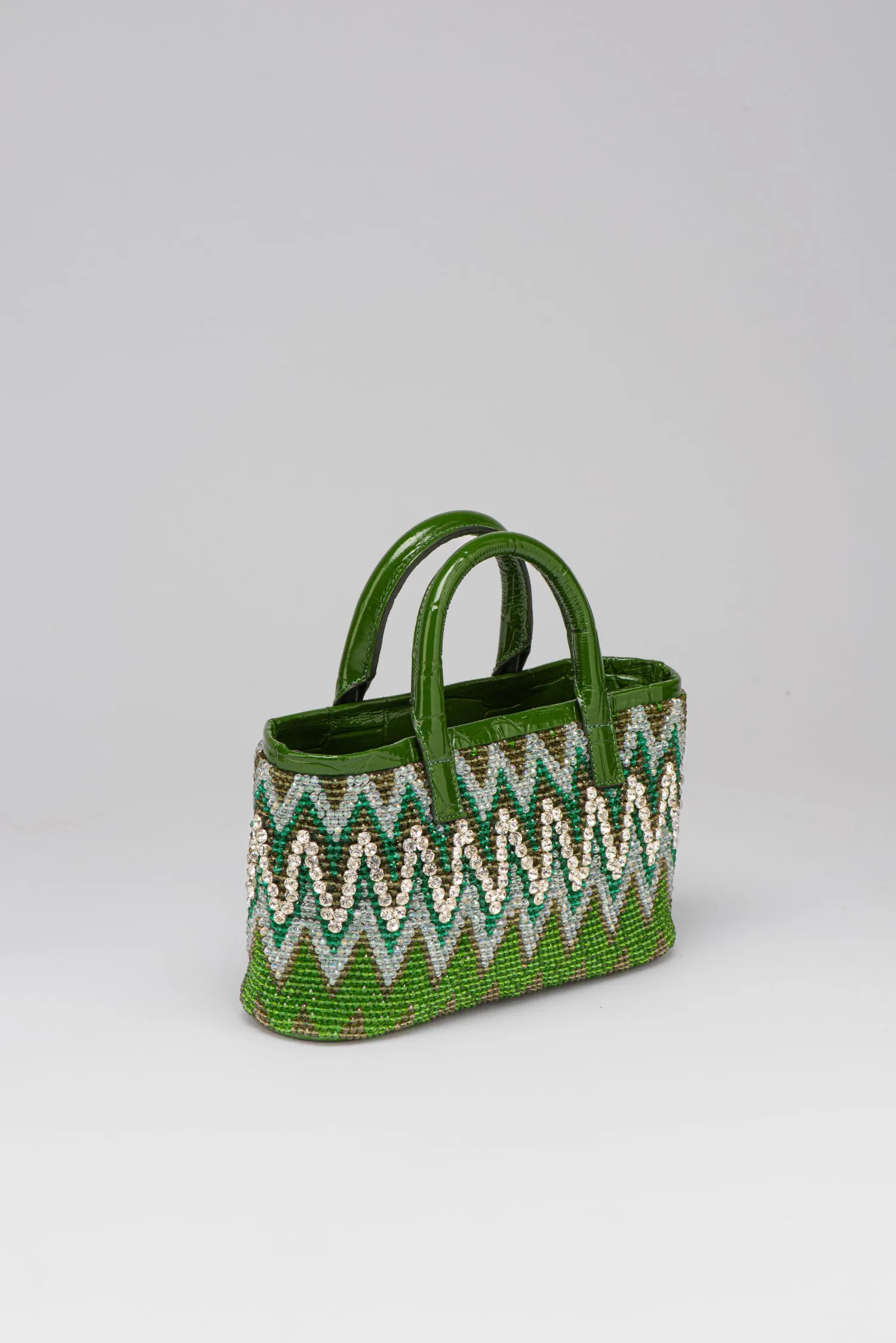 Small Ziggy Patent Flap Tote