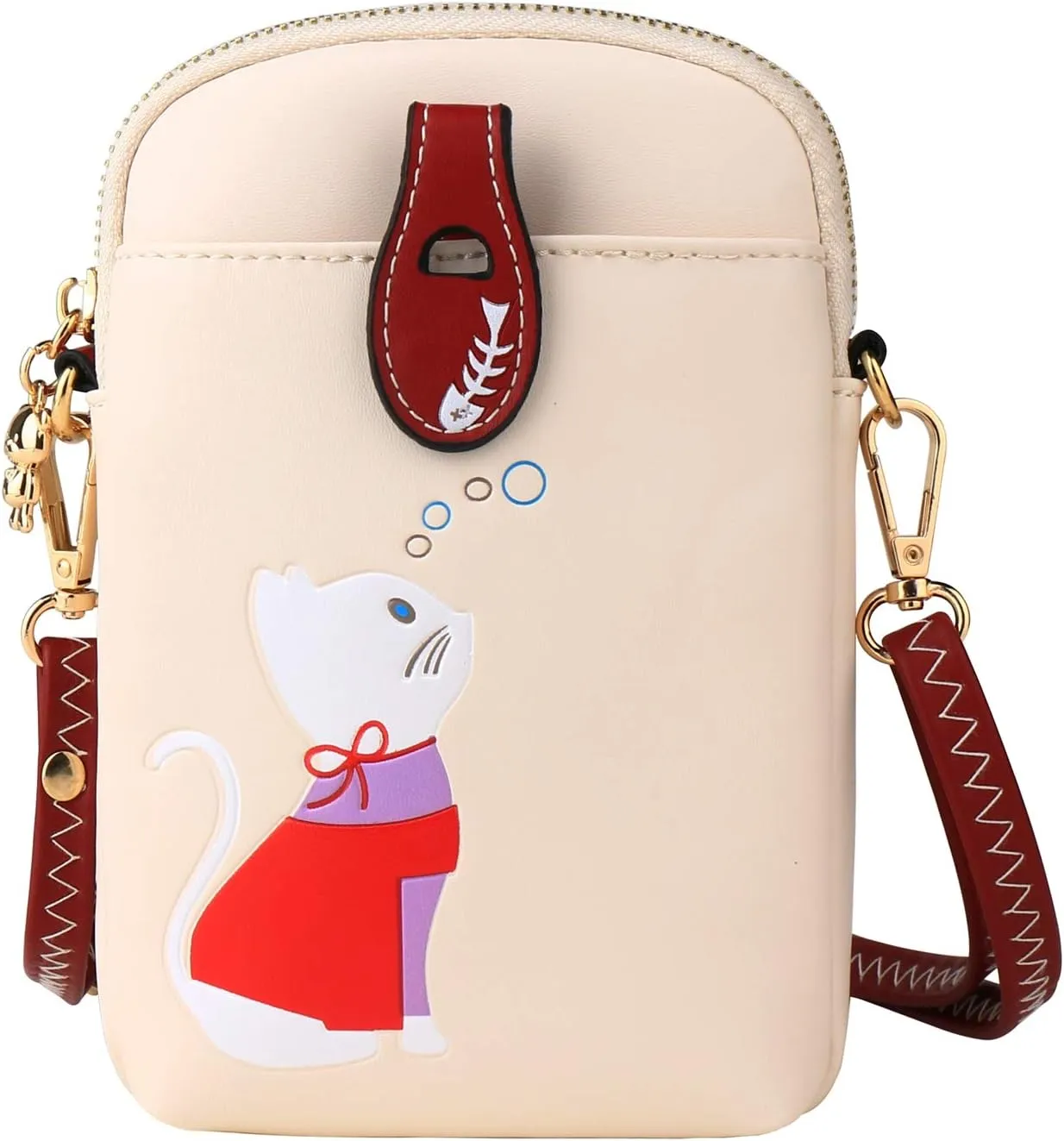 Sophie | Cute Crossbody Phone Bag with Cat Design