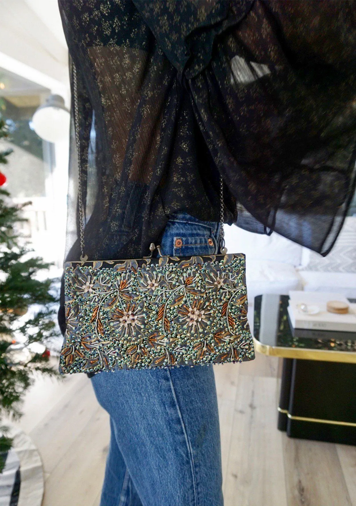 Sparkle And Shine Beaded Bag