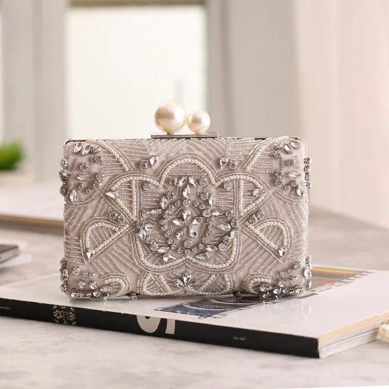 Sparkly Clutch Bag Handmade Beaded