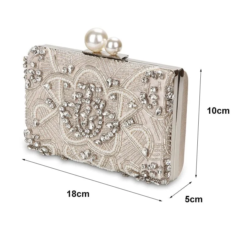 Sparkly Clutch Bag Handmade Beaded