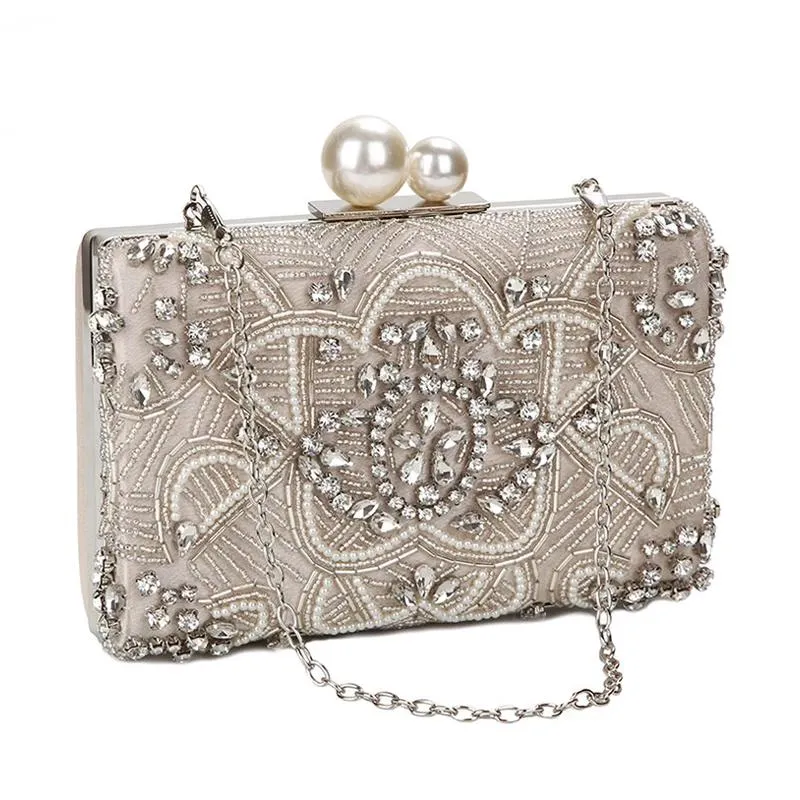 Sparkly Clutch Bag Handmade Beaded