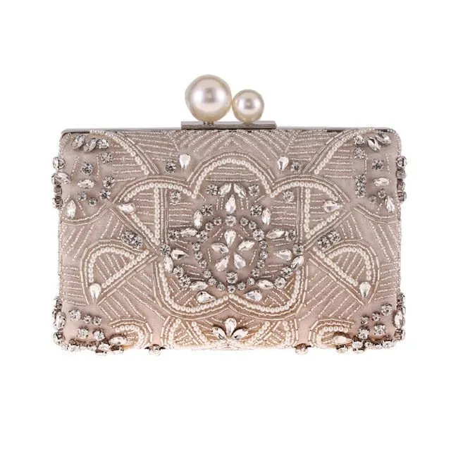 Sparkly Clutch Bag Handmade Beaded