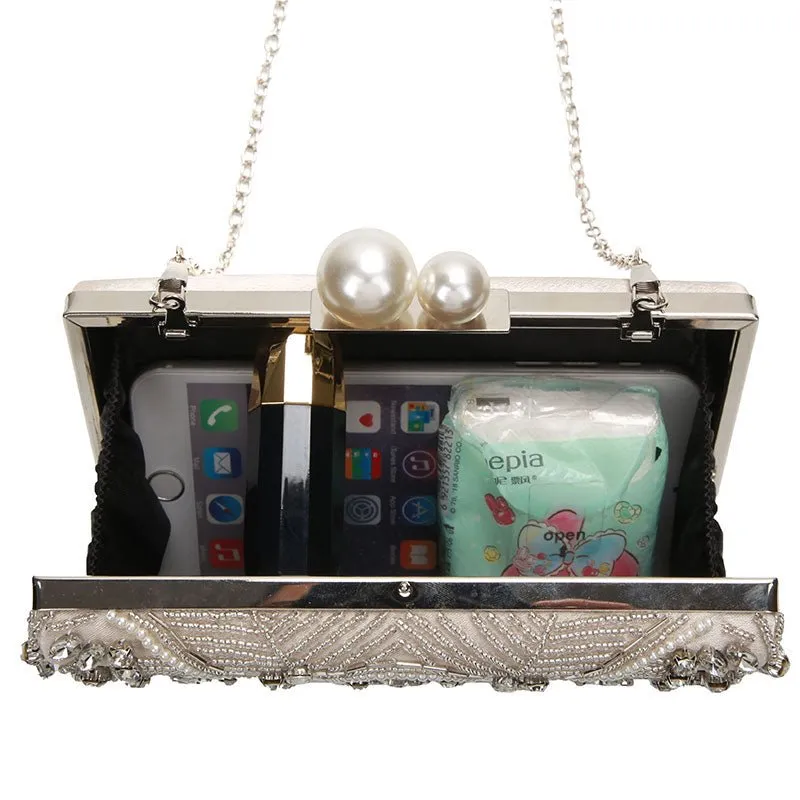 Sparkly Clutch Bag Handmade Beaded