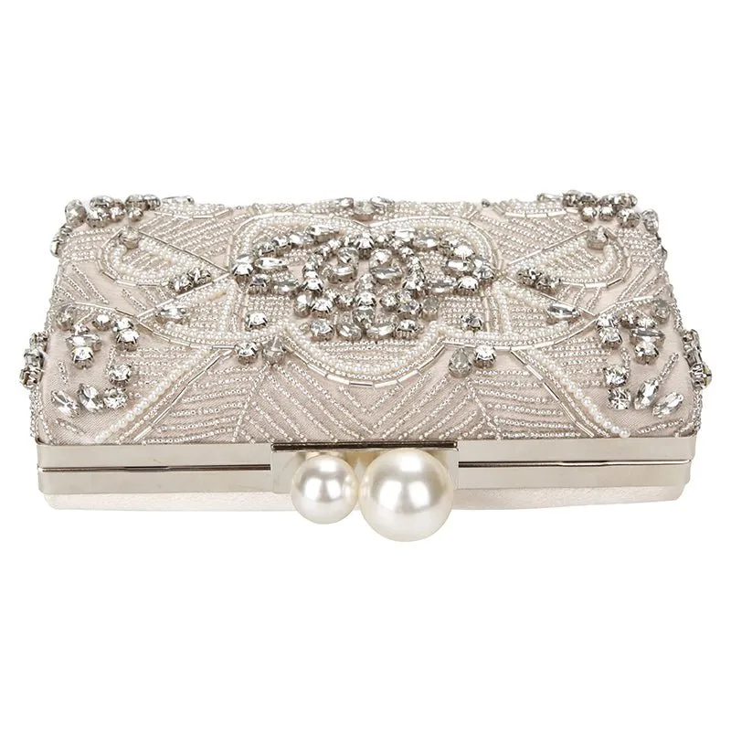 Sparkly Clutch Bag Handmade Beaded