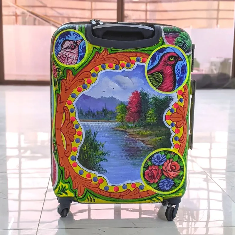 Sparrow Truck Art Painted Hand Carry Bag