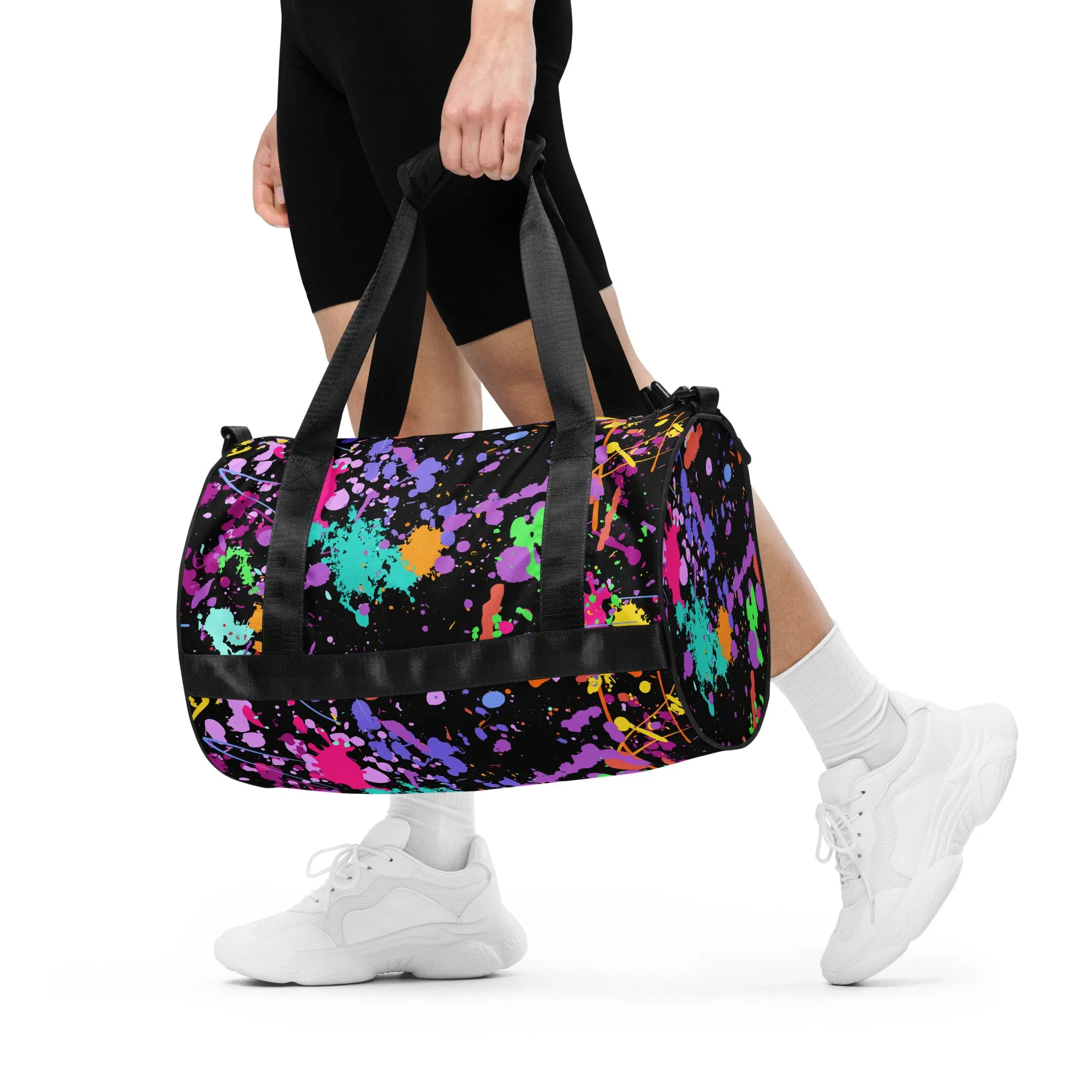 Splatter Paint Gym Bag