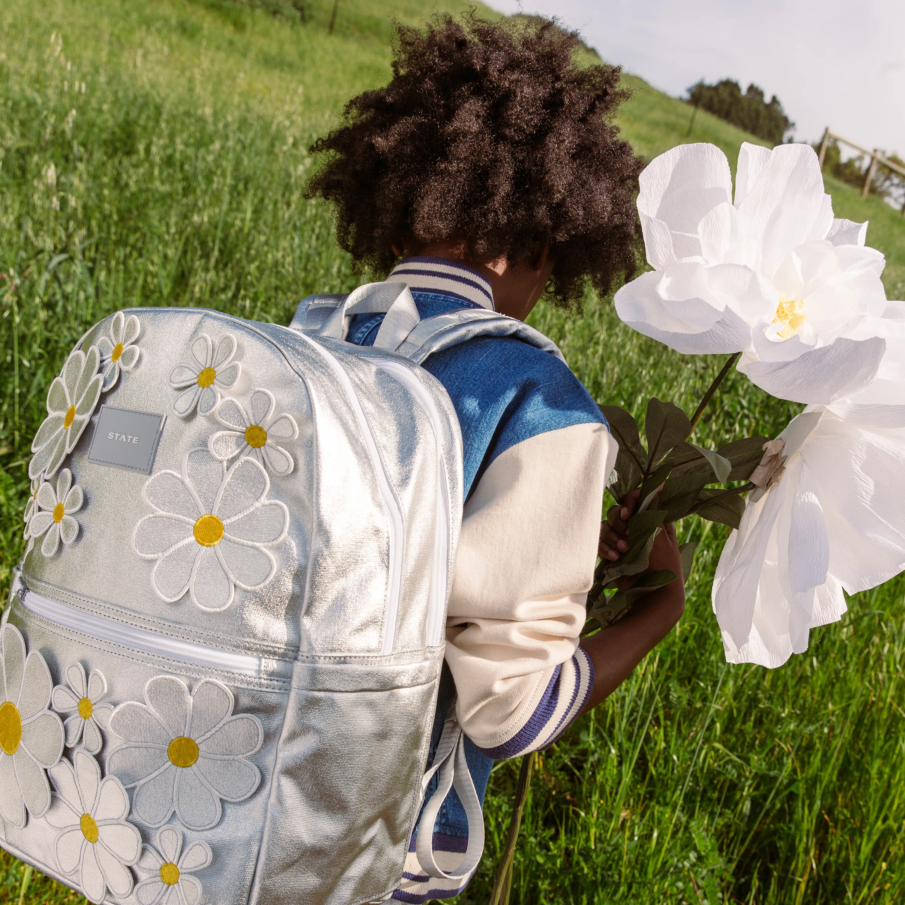 State Bags Kane Kids Backpack - 3D Daisies