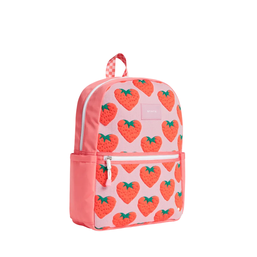 State Bags Kane Kids Backpack - Strawberry Intarsia
