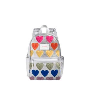 State Bags Kane Kids Mini Backpack - Fuzzy Hearts