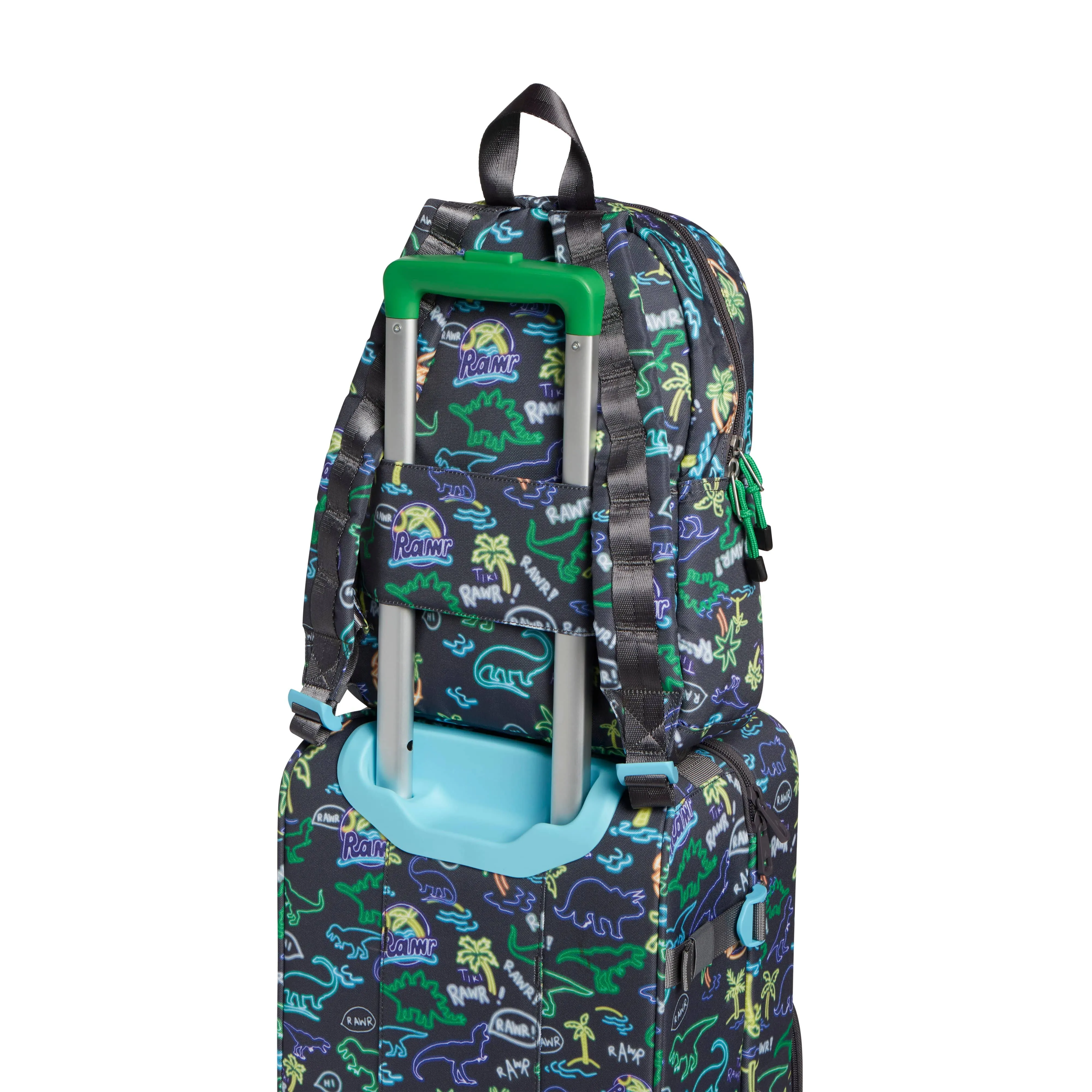 State Bags Kane Kids Mini Travel Backpack - Neon Dino