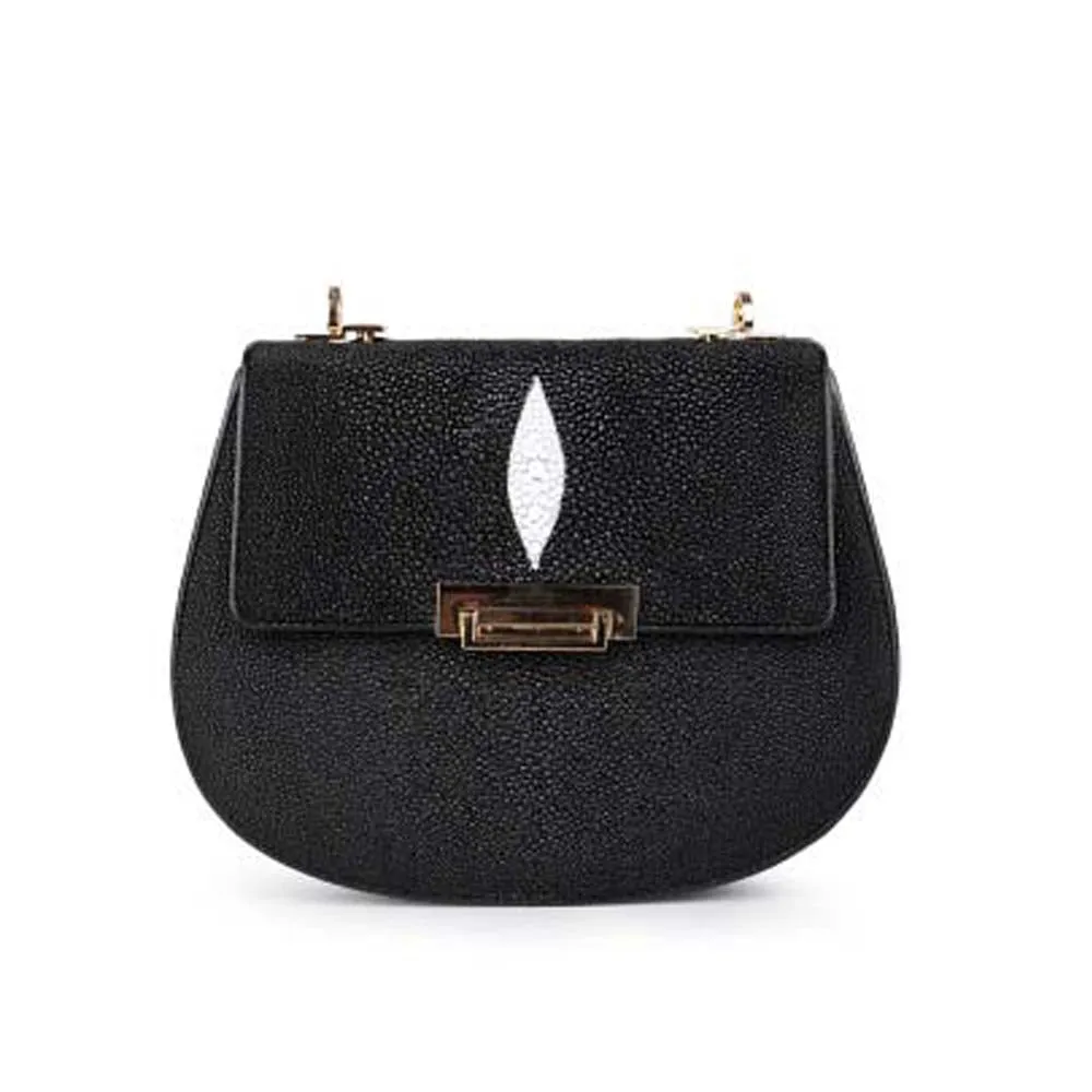 Stingray Leather Saddle Bag