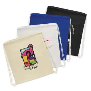 Stock Coloured Cotton Backpack(SCB-28T)