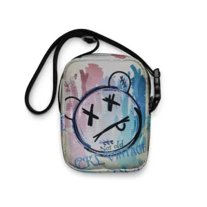 Streetwear Urban Styled Utility Crossbody Bag (Black)