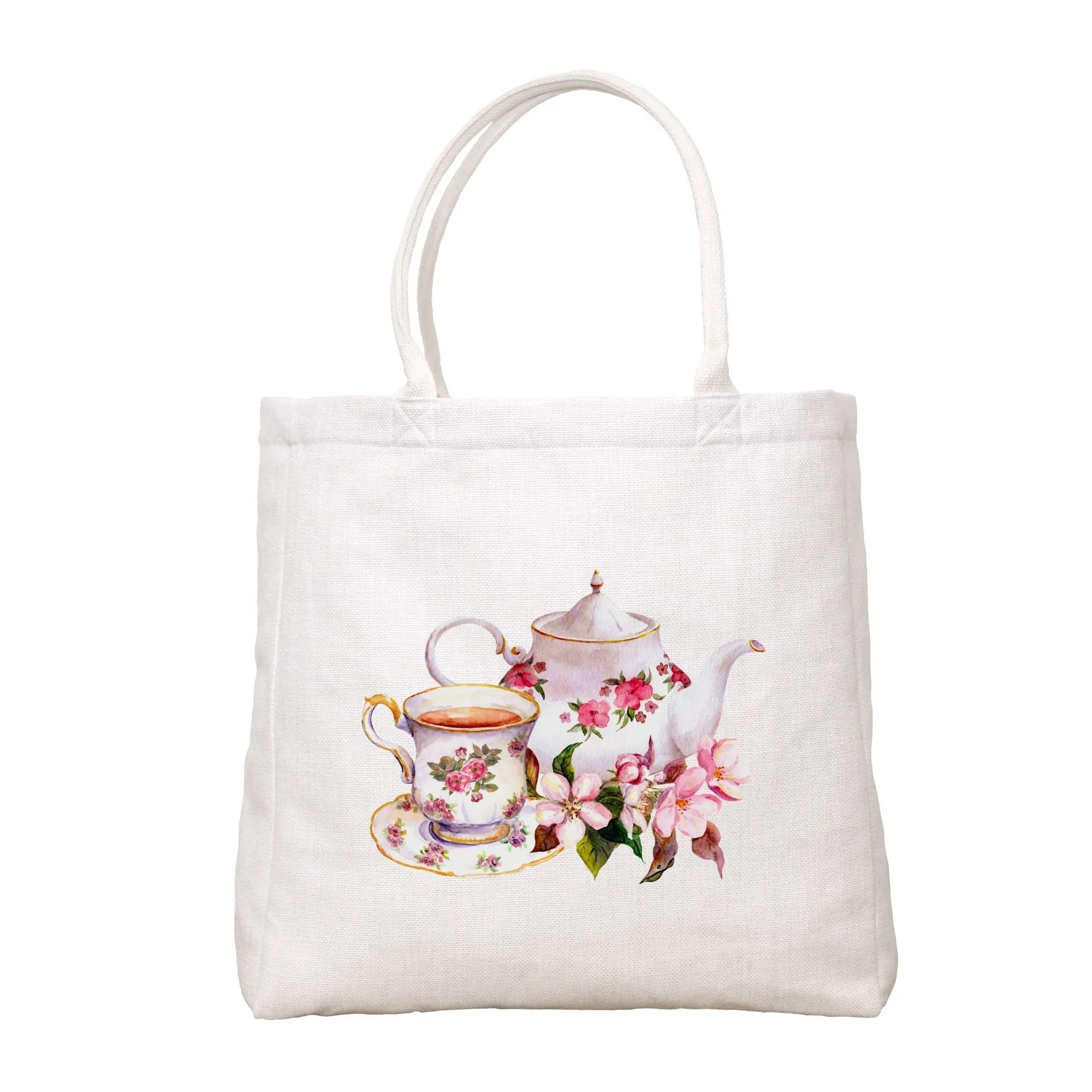 Tea Pot And Cup Tote Bag