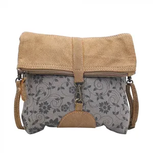 Teal And Tan Cross Body Bag