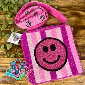 The Happy One Beaded Bag