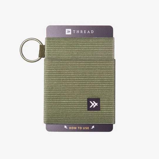 Thread - Elastic Wallet - Olive