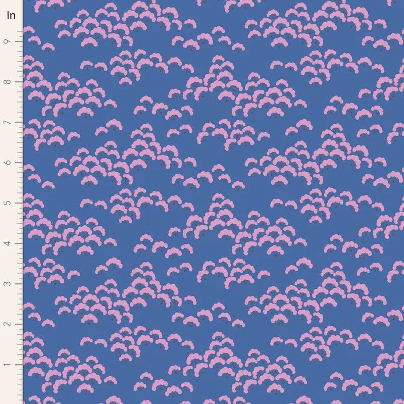 Tilda Bloomsville Fabric | Cottonbloom | Blueberry
