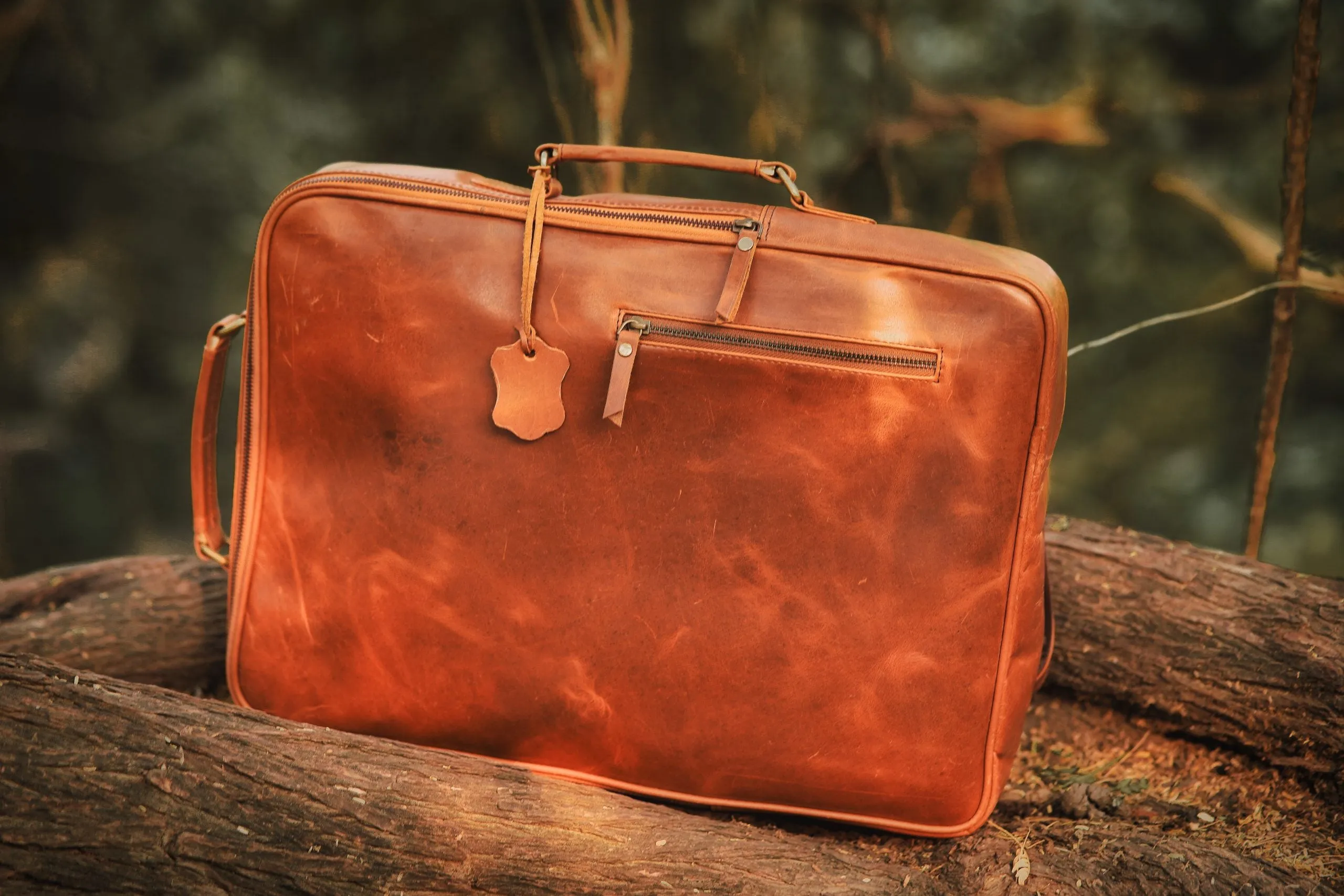 Toretos Dark Tan Backpack cum Laptop Bag
