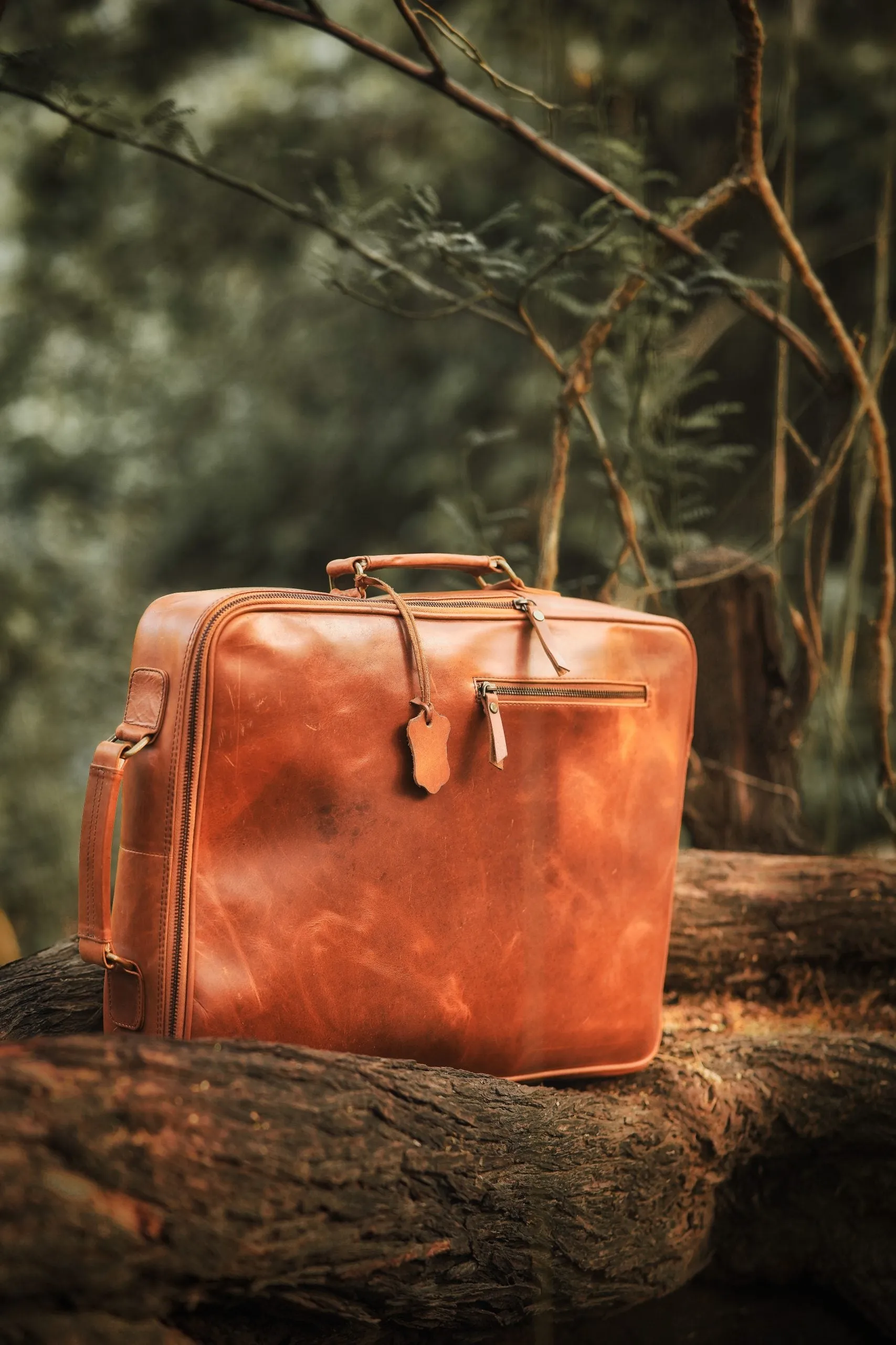 Toretos Dark Tan Backpack cum Laptop Bag