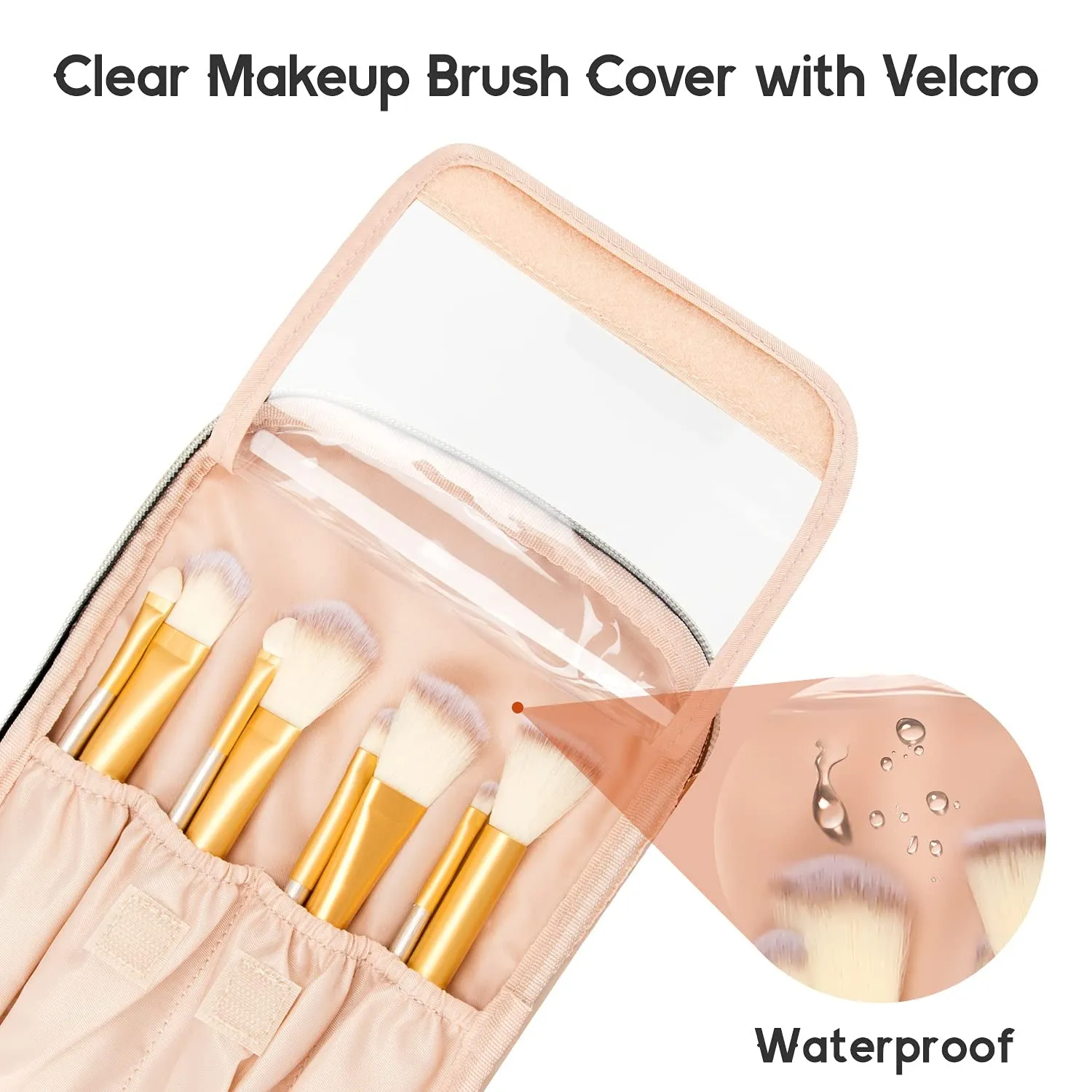 Travel Makeup Bag For Women With Handle and Divider