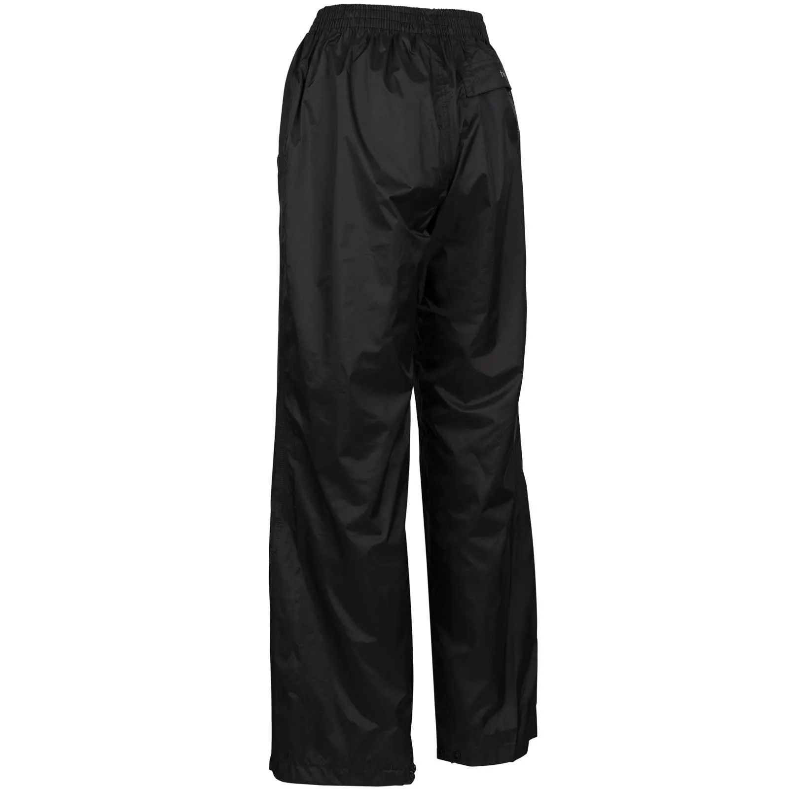 Trespass Womens Quikpack Packable Waterproof Overtrousers - Black