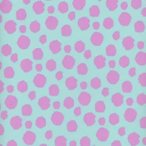 Tula Pink Tabby Road Deja Vu Fur Ball in Technomint  fabric
