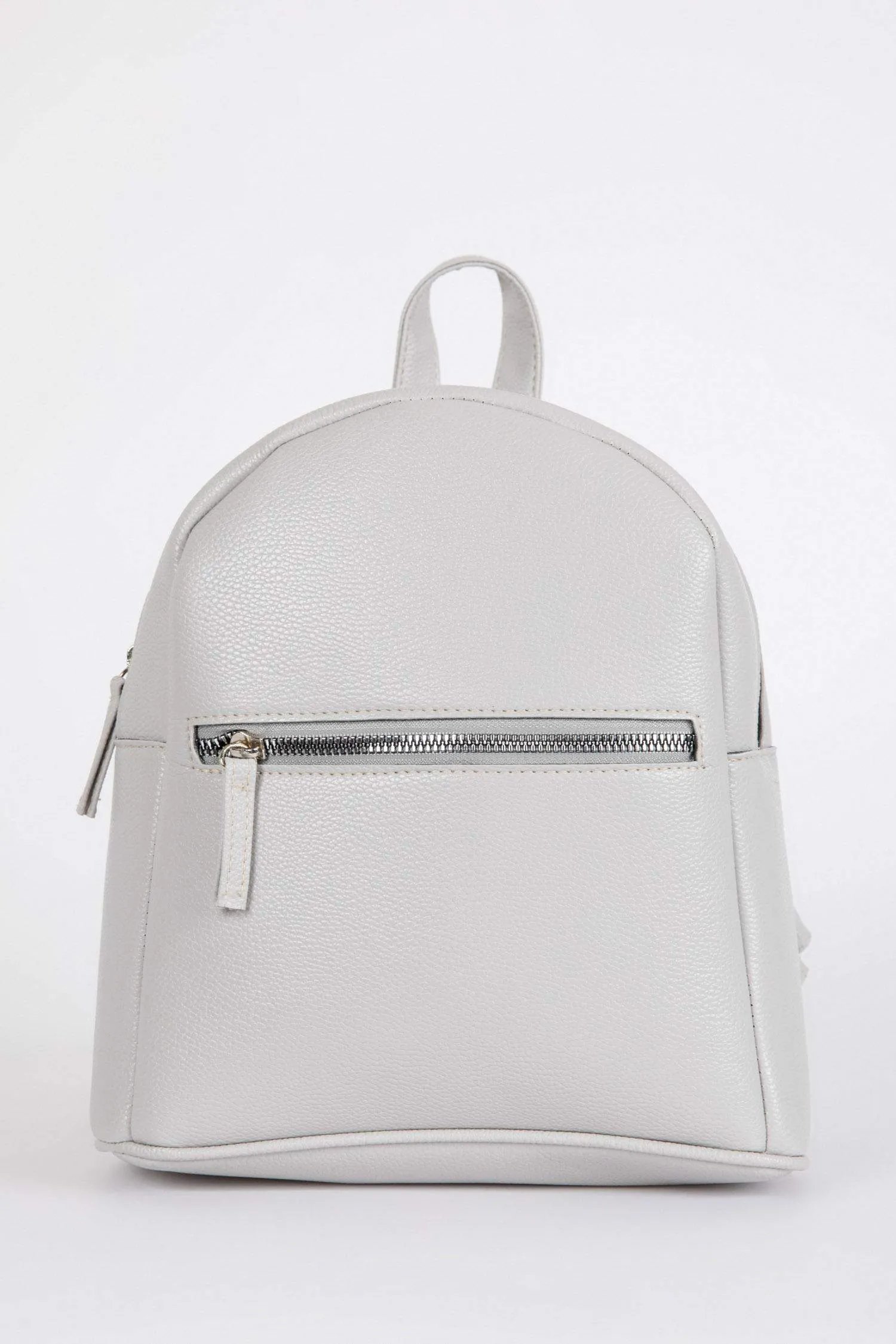 Unisex Faux Leather School Backpack
