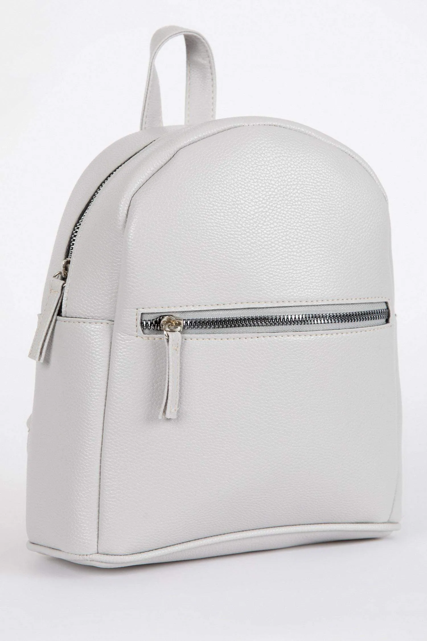 Unisex Faux Leather School Backpack